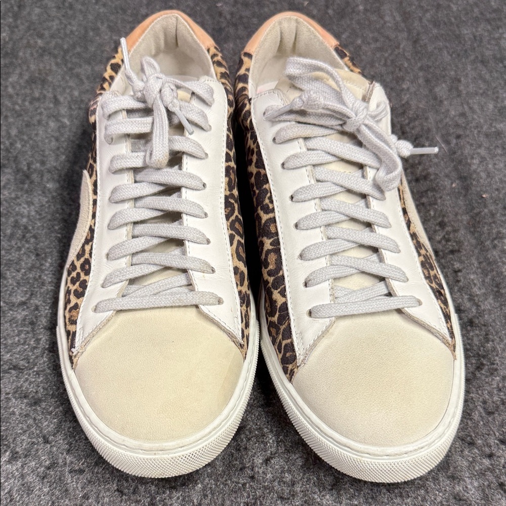Oliver Cabell Leopard Print Sneakers - Picture 4 of 10